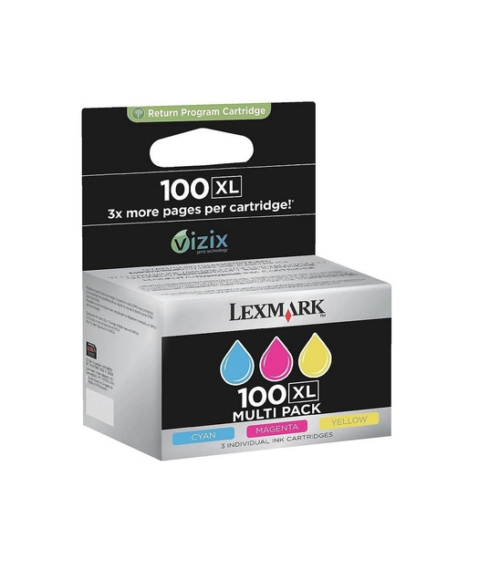Lexmark%2014N0850%20100XL%20Renkli%20(CMY)%20Yüksek%20Kapasite