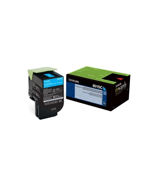 Lexmark%2080C8SC0%20Mavi%20Return%20Toner%202000%20Sayfa