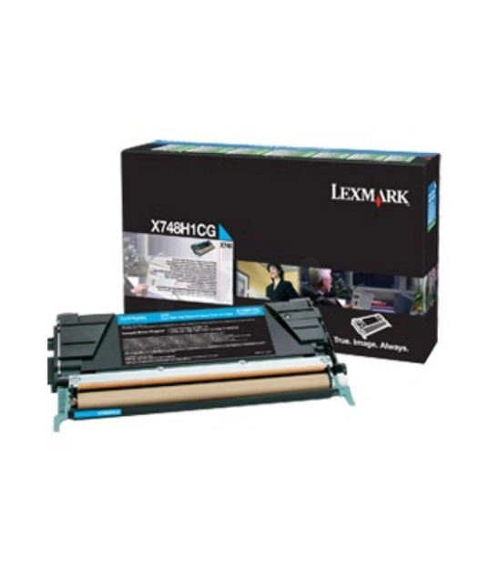 Lexmark%20X748H3CG%20Cyan%20Toner%20High%20Yield%20(Corp.)