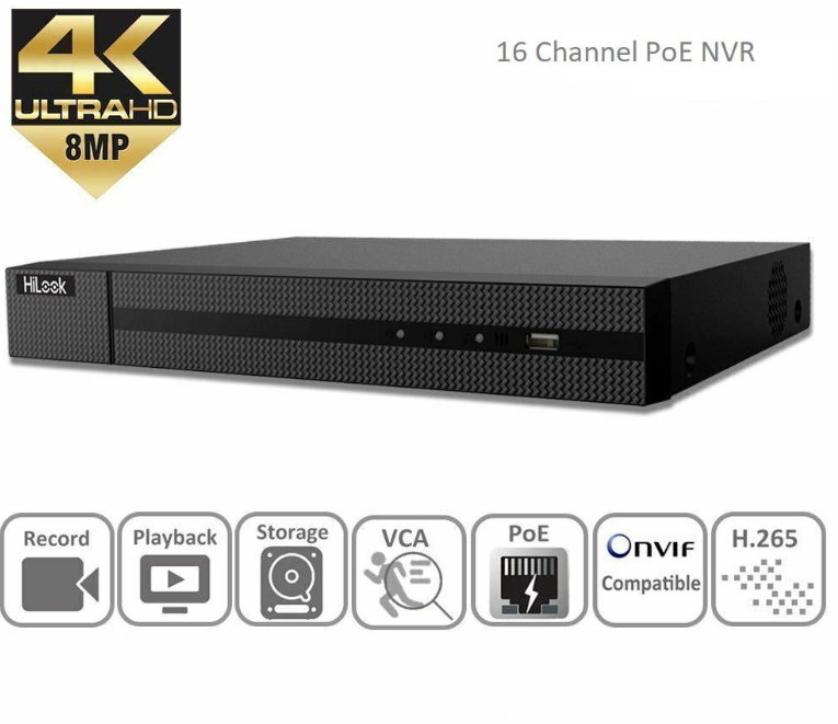 HILOOK%20NVR-216MH-C/16P%2016%20KANAL%2016%20PORT%20POE%208MP%204K%202XHDD%20NVR%20KAYIT%20CİHAZI
