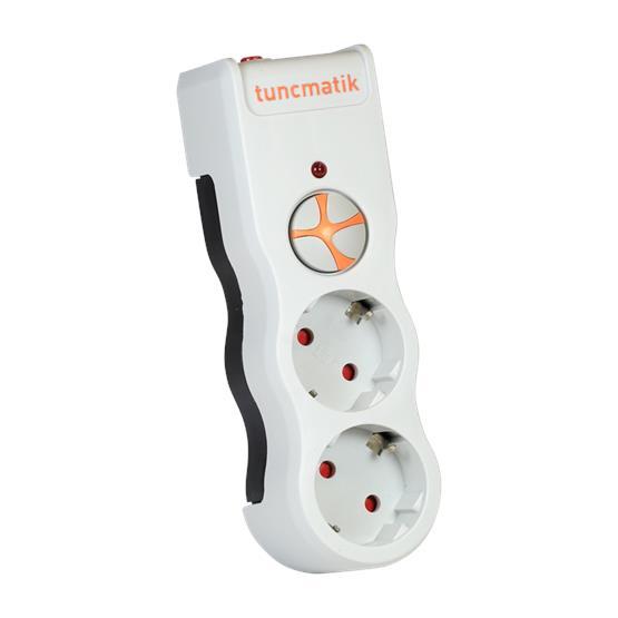 TUNÇMATİK%20POWERSURGE%20ENERJİ%20KORUMA%202Lİ%20%20BEYAZ%20-%20TSK19021