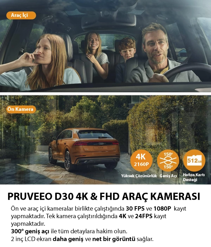 PRUVEEO%20D30%20WI-FI%204K%20ARAC%20KAMERASI