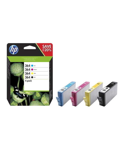 HP%20N9J73AE%20CMYK%20Mürekkep%20Kartuş%20(364)