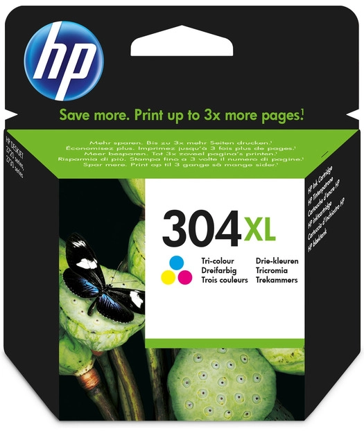 HP%20N9K07AE%20CMY%20Mürekkep%20Kartuş%20(304XL)