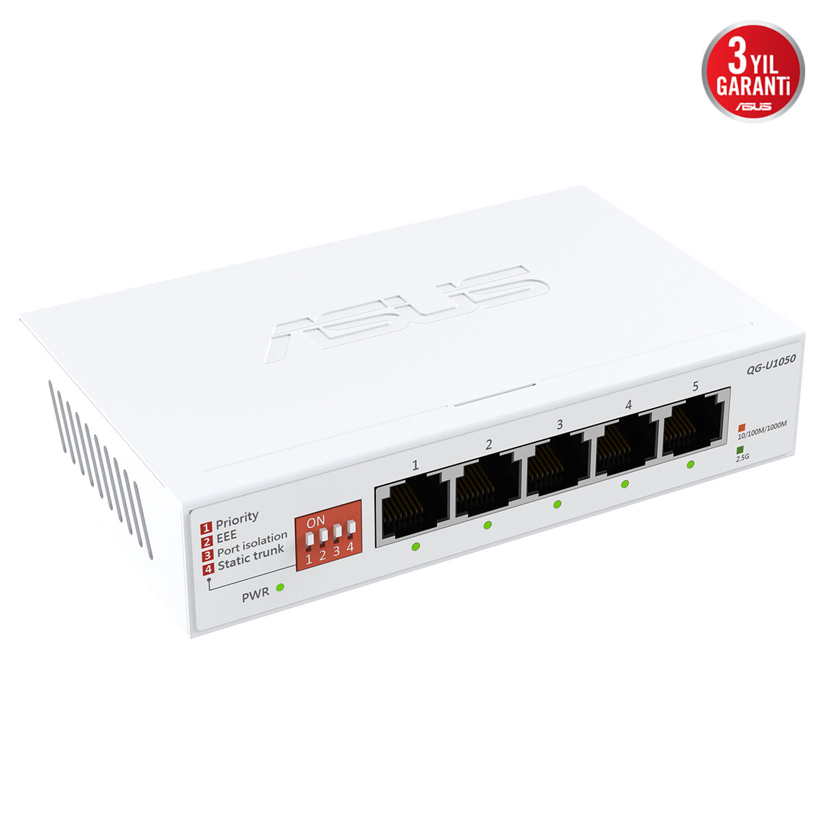 ASUS%20QG-U1050%205-Port%202.5G%20Yönetilemeyen%20Switch