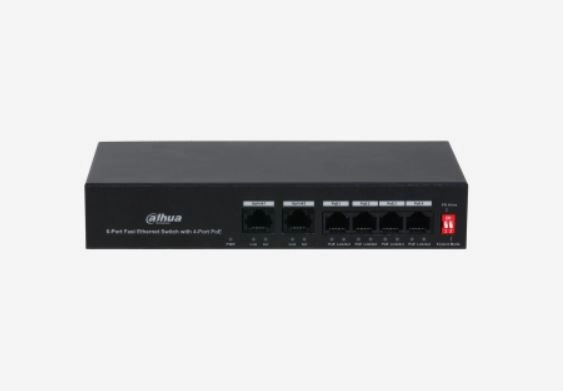 DAHUA%20PFS3006-4ET-36%206%20PORT%204XFE-2XFE%2036W%20POE%20SWİTCH