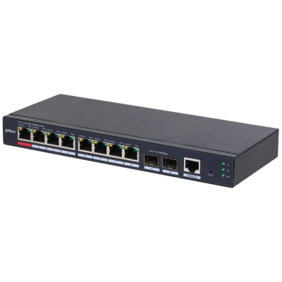 DAHUA%20S4210-8GT-110%208%20PORT%208XGE-2XGE/SFP-1XGE%20YÖNETİLEBİLİR%20110W%20POE%20SWİTCH