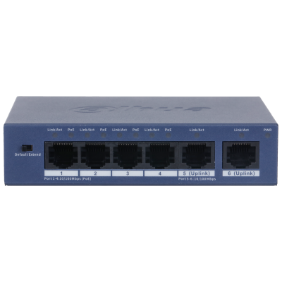 DAHUA%20S3006-4ET-60%204FEX2XGE%2060W%20YÖNETİLEMEZ%20POE%20SWITCH
