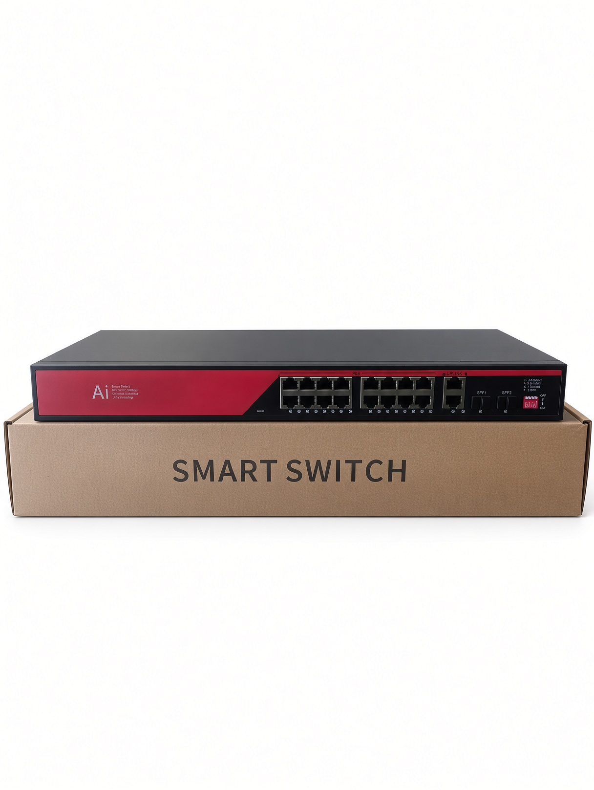 EZCOOL%20EZ-16PSX-SFP%2016%20PORT%2016FE+2GE+2SFP%20240W%20GİGABİT%20POE%20SWİTCH