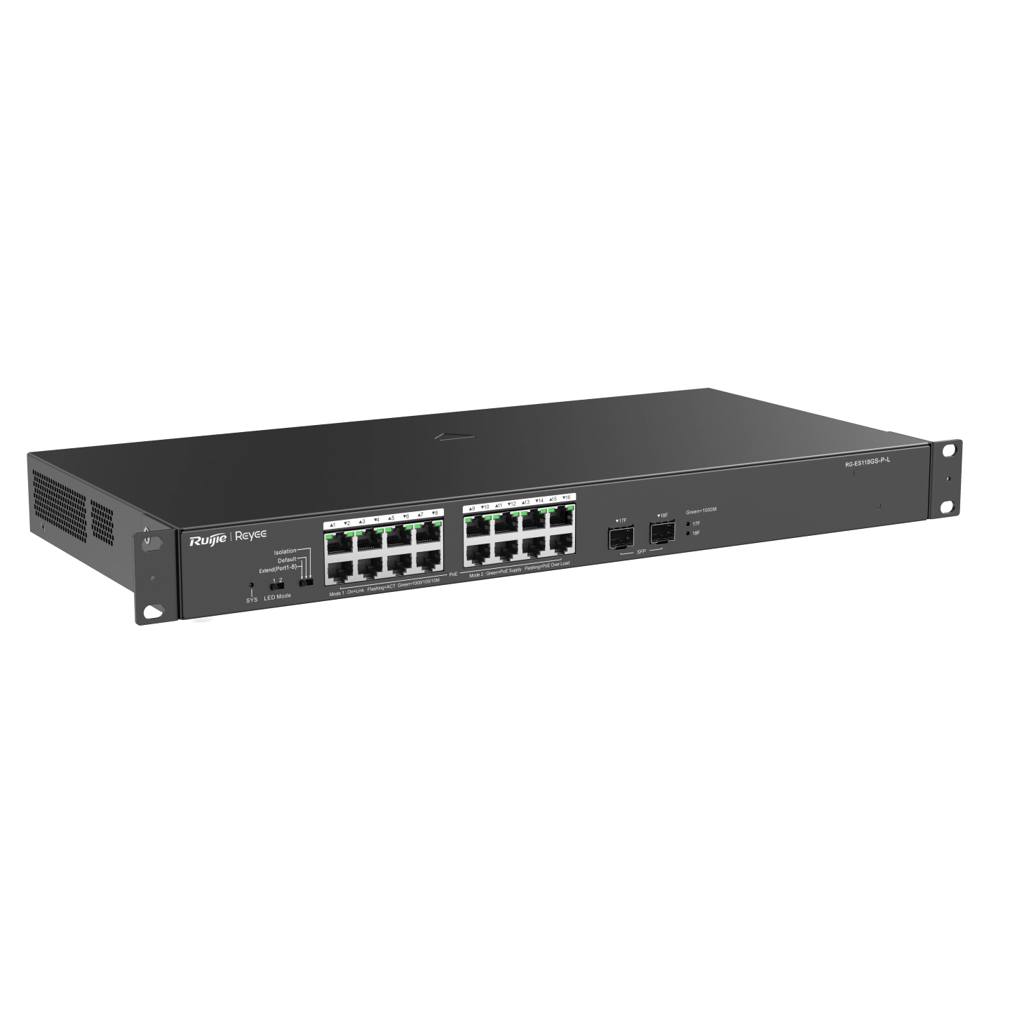 RUİJİE-REYEE%20RG-ES118GS-P-L%2018XGE%20F.GIGABIT%20247W%20POE%20SWİTCH