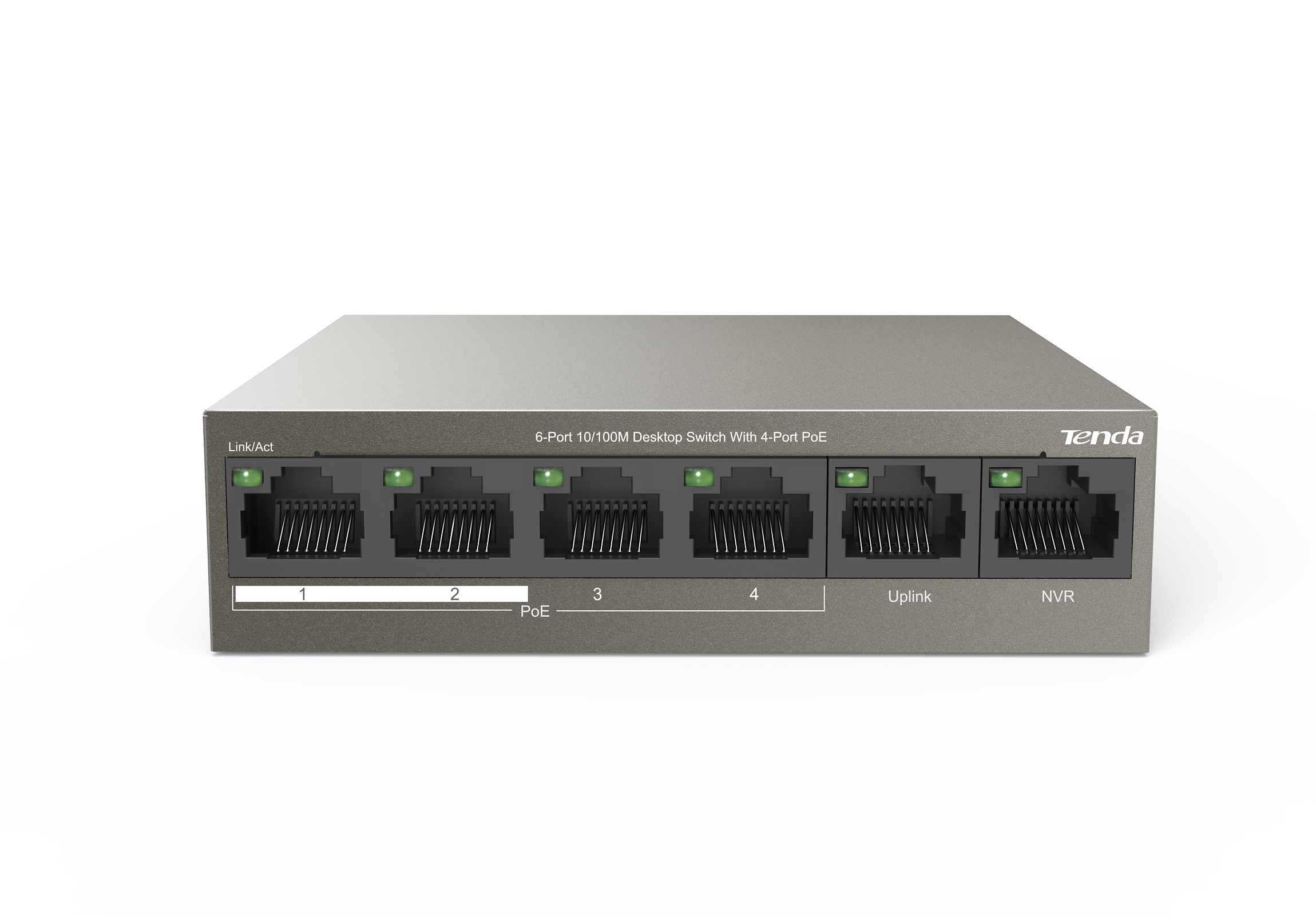 TENDA%20TEF1106P-4-63W%206PORT%2010/100%20YÖNETİLEMEZ%20POE%20SWITCH