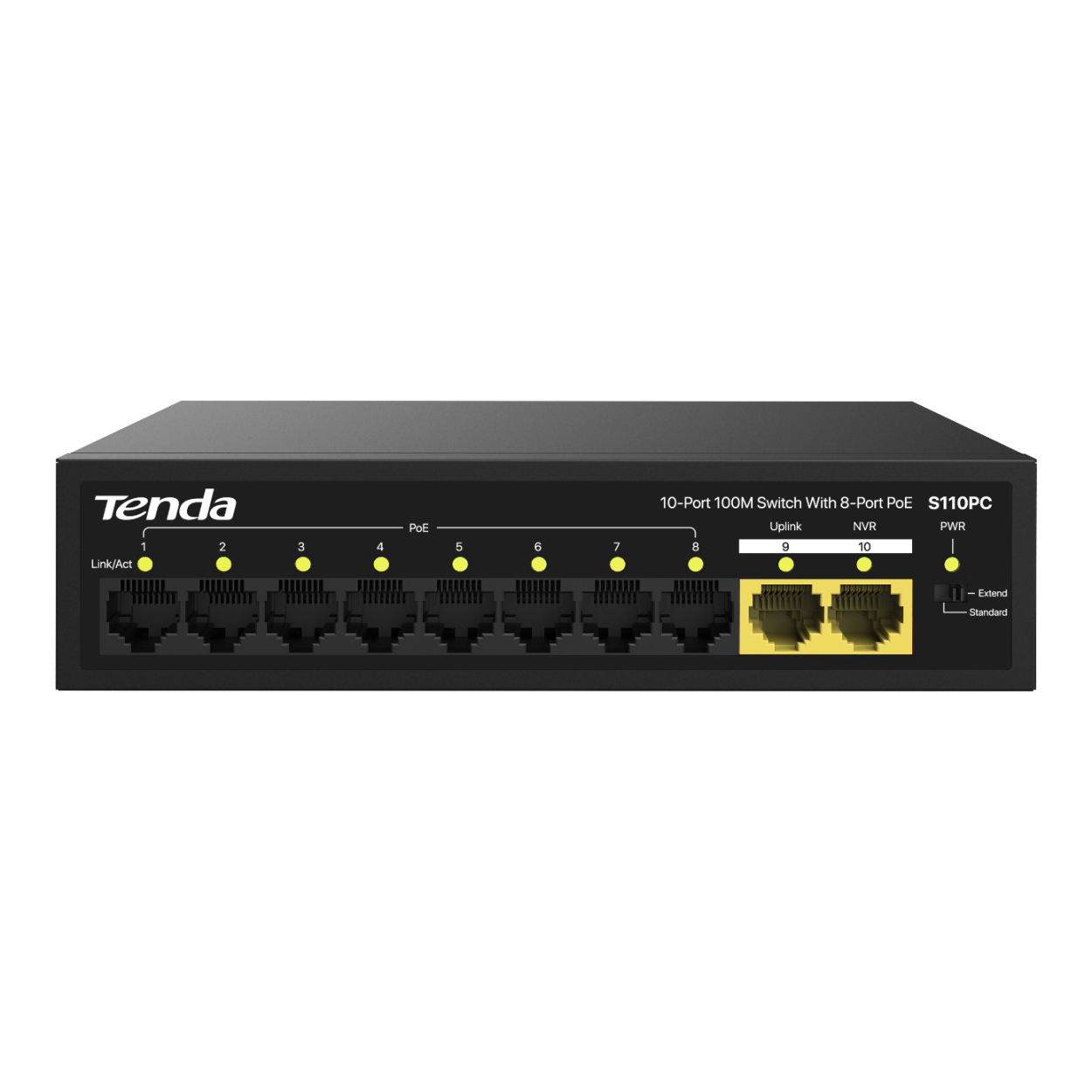 TENDA%20S110PC%2010%20PORT%2010/100%20Mbps%20POE+%20SWITCH