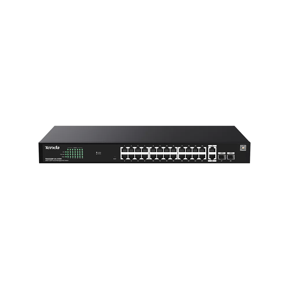 Tenda%20TEG2228P-24-410W%2024%20Port%2010/100/1000%20Mbps%20Yönetilebilir