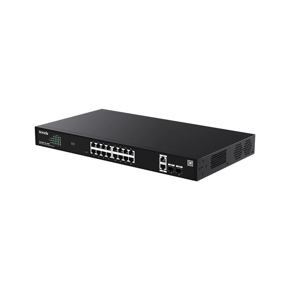 TENDA%20TEG2220P-16-250W%2016GE%20POE%20PORT%20(250W),%202X%20UPLİNK,%202XSFP%20CLOUD%20YÖNETİLEBİLİR