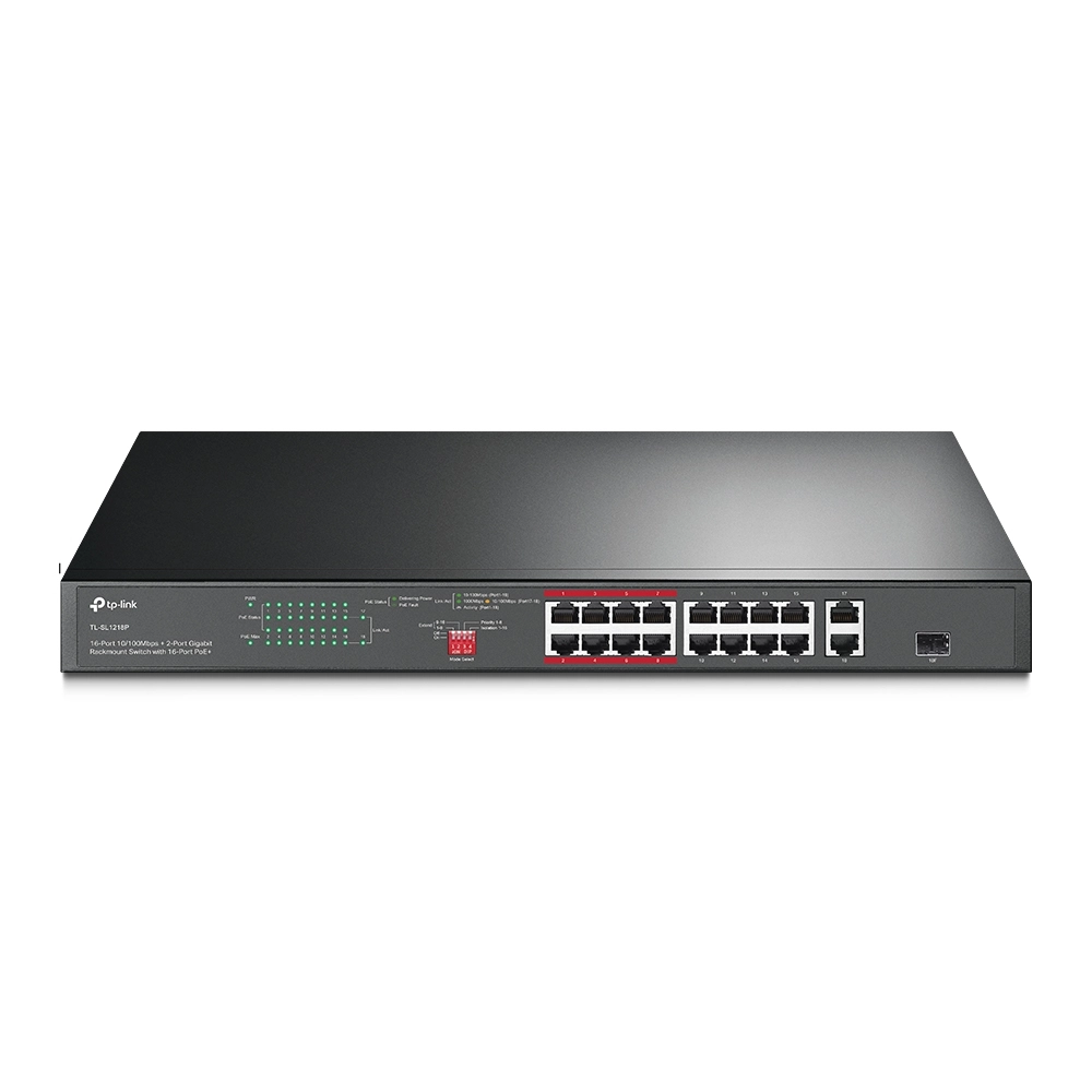 TP-LINK%20TL-SL1218P%2016PORT%2010/100%20YÖNETİLEMEZ%20POE%20SWITCH