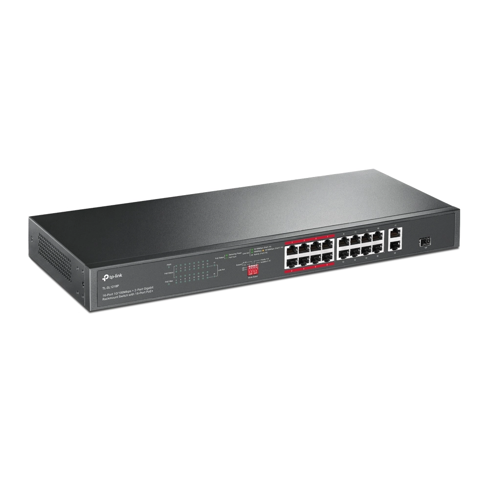 TP-LINK%20TL-SL1218P%2016PORT%2010/100%20YÖNETİLEMEZ%20POE%20SWITCH