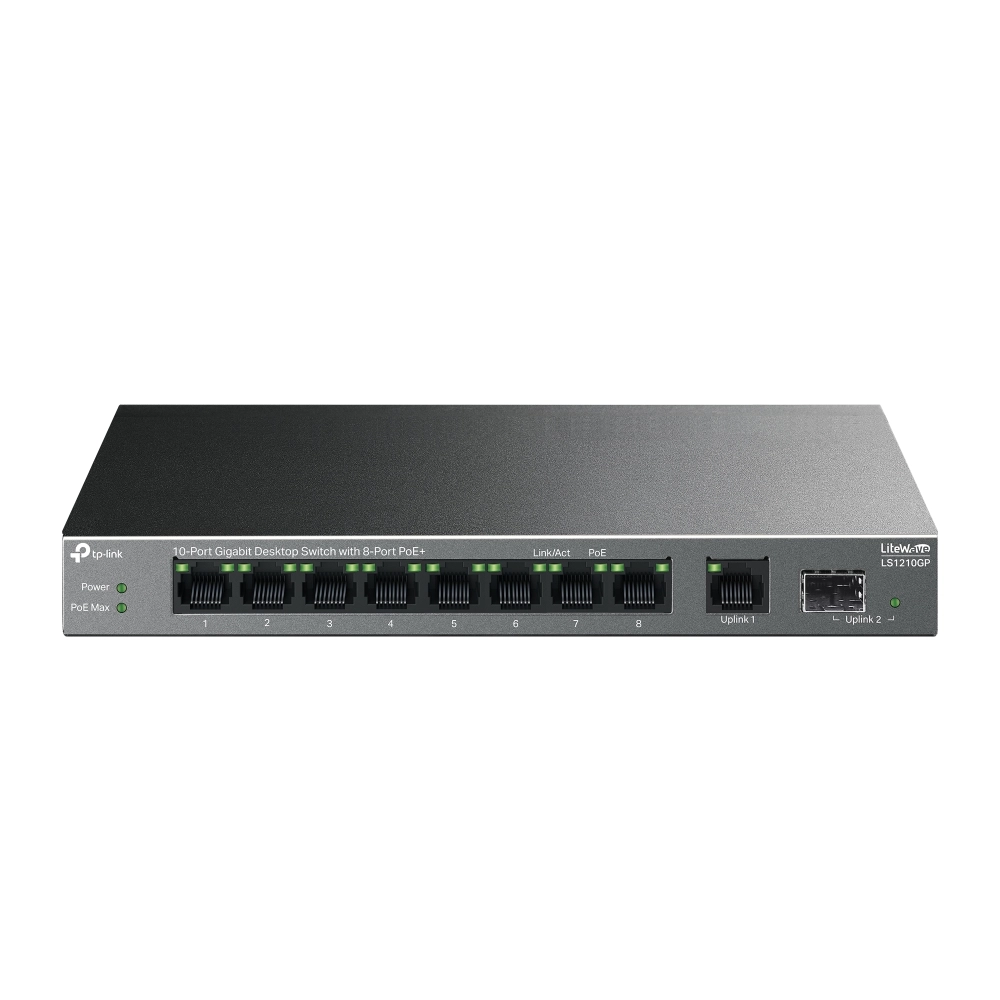 TP-LINK%20LS1210GP%2010PORT%2010/100/1000%20YÖNETİLEMEZ%20POE%20SWITCH