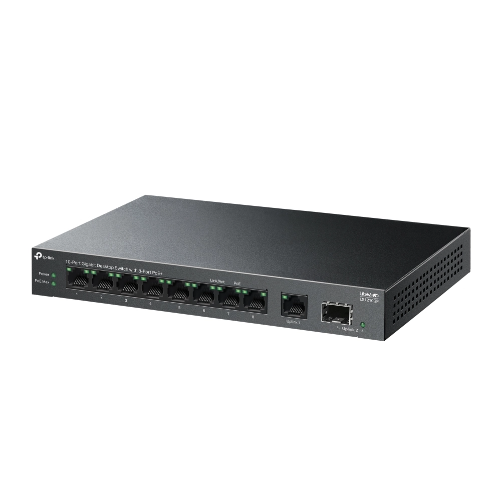 TP-LINK%20LS1210GP%2010PORT%2010/100/1000%20YÖNETİLEMEZ%20POE%20SWITCH