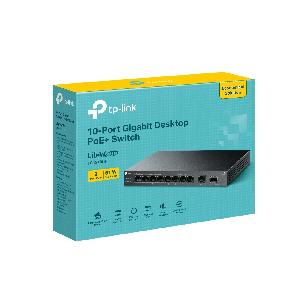TP-LINK%20LS1210GP%2010PORT%2010/100/1000%20YÖNETİLEMEZ%20POE%20SWITCH
