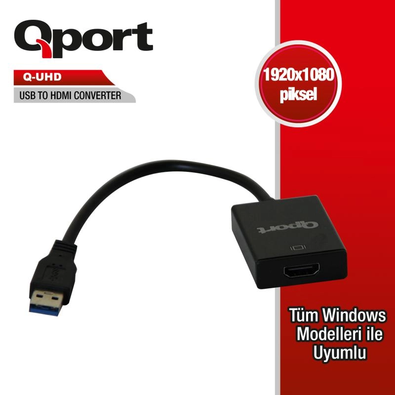 QPORT%20Q-UHD%20USB3.0%20TO%20HDMI%20CEVIRICI