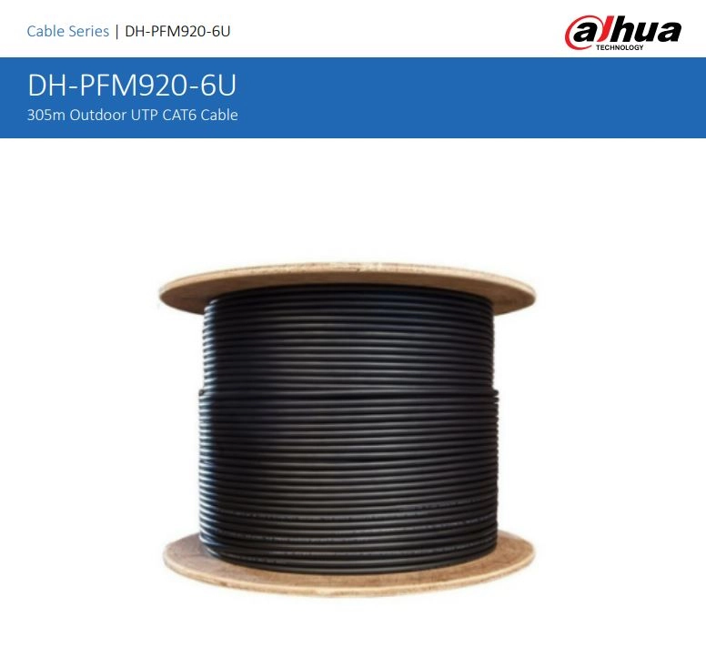 DAHUA%20DH-PFM920-6UN%20UTP%20DIŞ%20ORTAM%20(SİYAH)%20305MT%20CAT6%20BAKIR%20KABLO%20(PE)