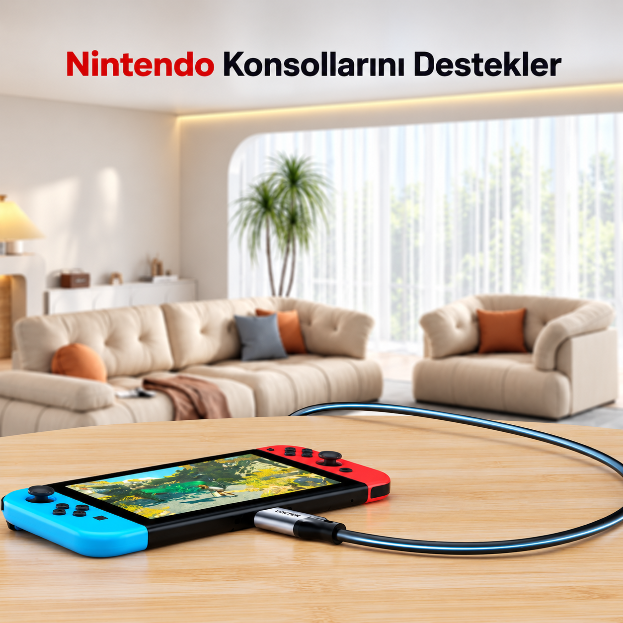 UNITEK%20USB-C%20TO%20ETHERNET%20KABLO%203M%20(C18148AGY01-3M)