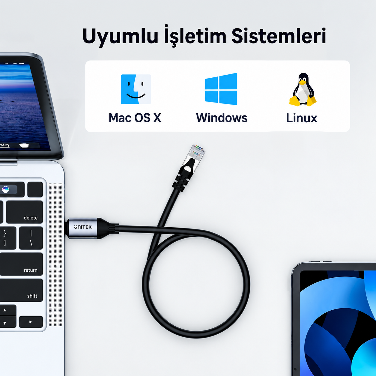UNITEK%20USB-C%20TO%20ETHERNET%20KABLO%203M%20(C18148AGY01-3M)