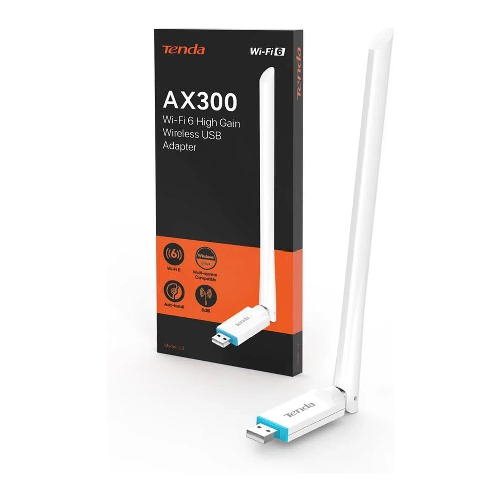 TENDA%20U2%20AX300%20HİGH%20GAİN%20WİFİ6%20USB%20ADAPTÖR