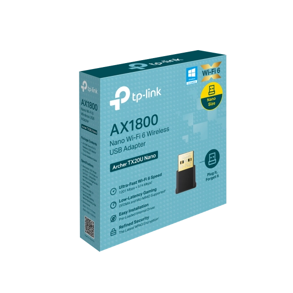 TP-LINK%20ARCHER%20TX20U%20NANO%20Wİ-Fi%206%20USB%20ADAPTÖR