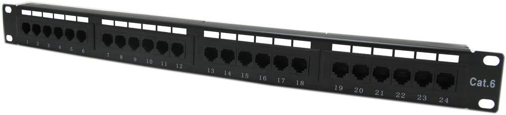 CODEGEN%20COD624 CAT6%201U%20UTP%20PATCH%20PANEL%2024PORT