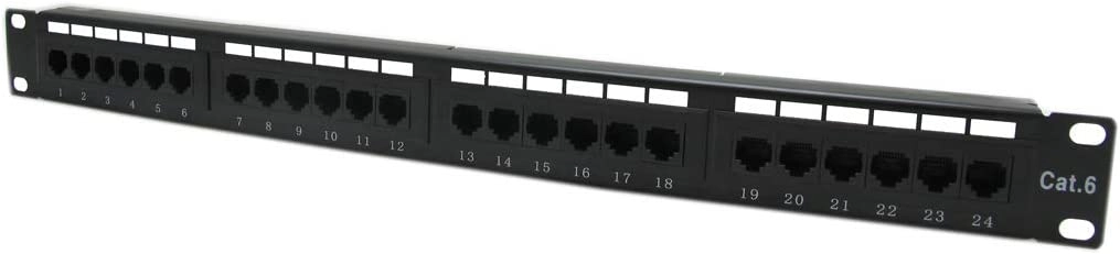 CODEGEN%20COD624 CAT6%201U%20UTP%20PATCH%20PANEL%2024PORT