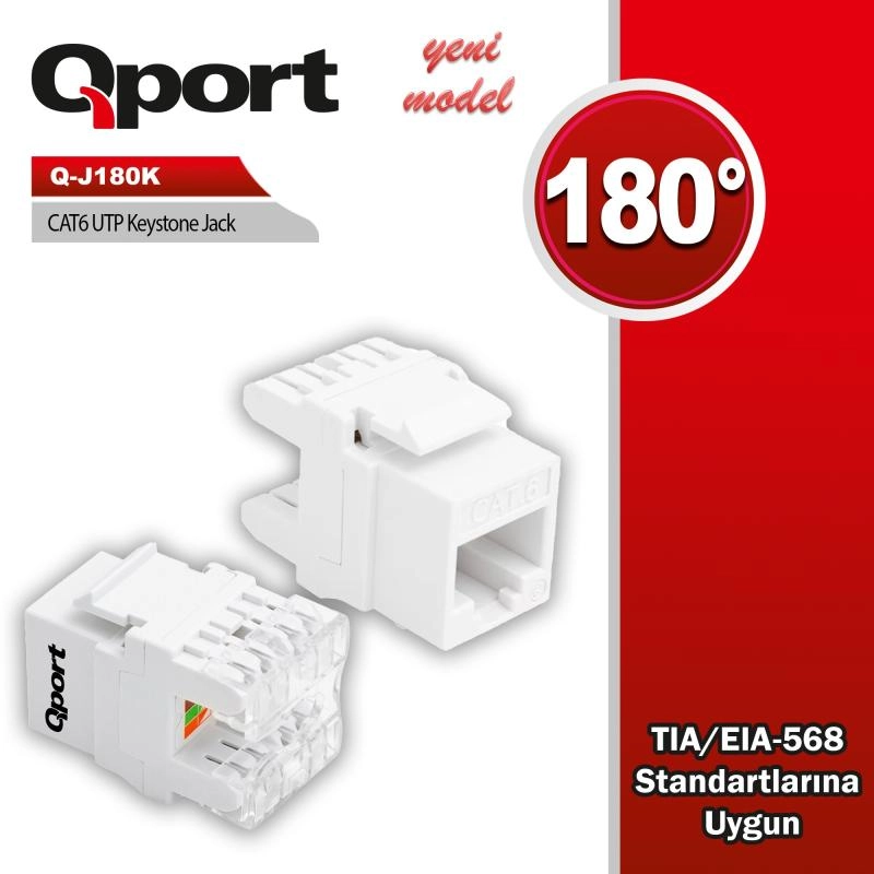 QPORT%20Q-J180K%20CAT6%20180%20DERECE%20KEYSTONE%20JACK