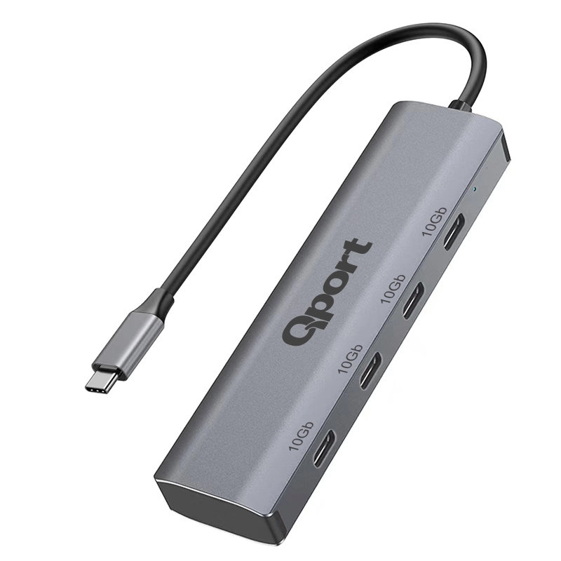 QPORT%20Q-TUC06%20TYPE-C%20TO%204%20PORT%20TYPE-C%20COKLAYICI