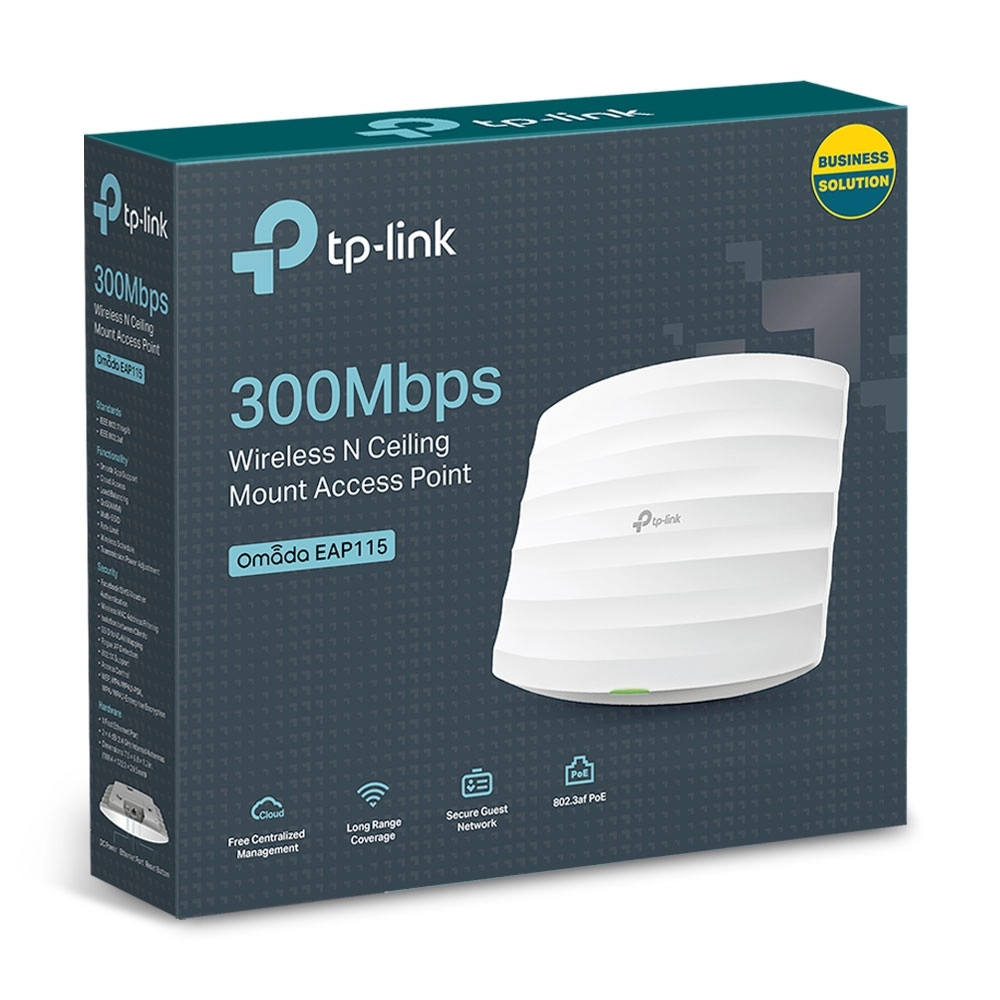 TP-LINK%20EAP115%201PORT%20POE%20300Mbps%20TAVAN%20TİPİ%20ACCESS%20POINT