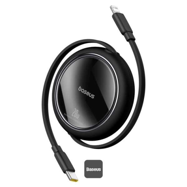Baseus%20Free2Pull%20Makaralı%20Şarj%20Kablosu%20USB-C-Lightning%2020W%201m.%20-%20Siyah