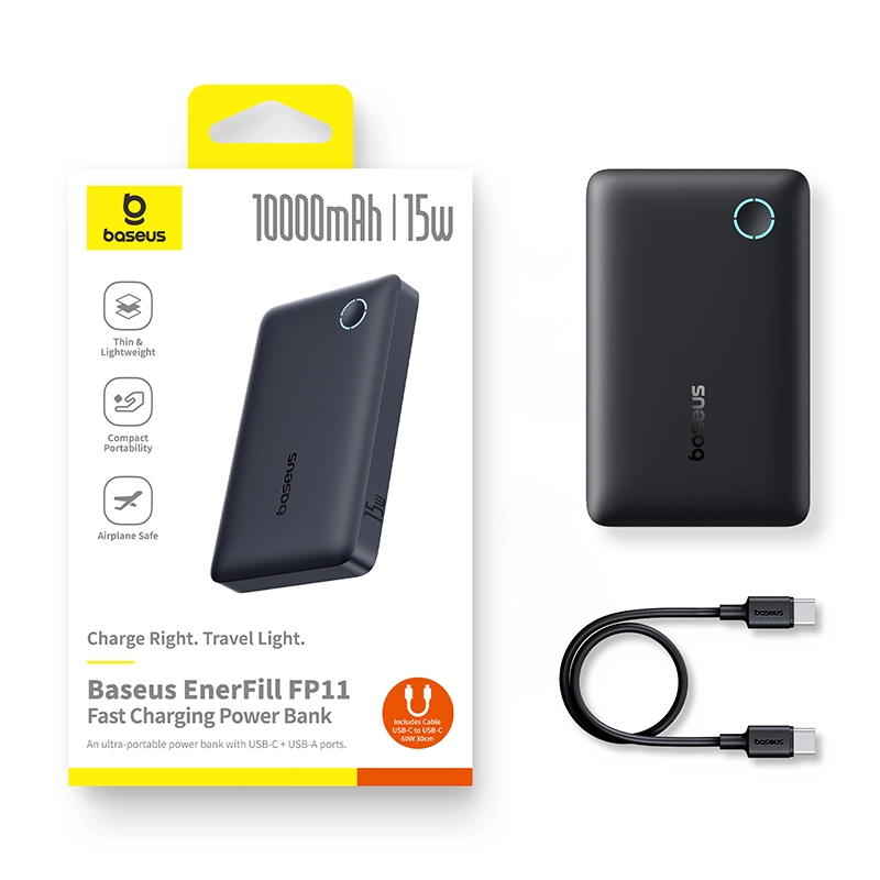 BASEUS%20ENERFILL%20FP11%2010000%20MAH%2015W%20POWERBANK%20SIYAH