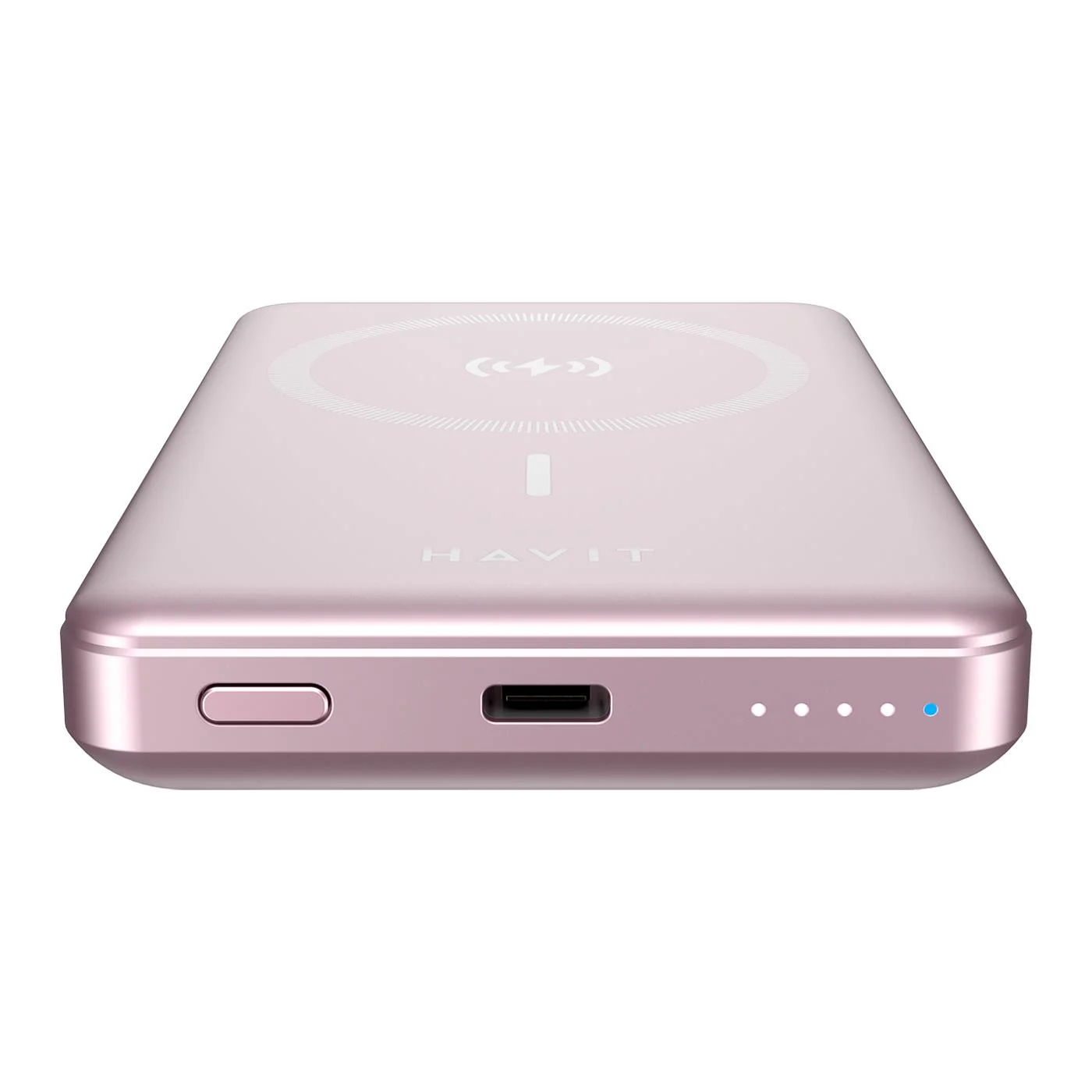 HAVIT%20PB5203%20MAGESAFE%2010.000MAH%20POWERBANK%20PEMBE
