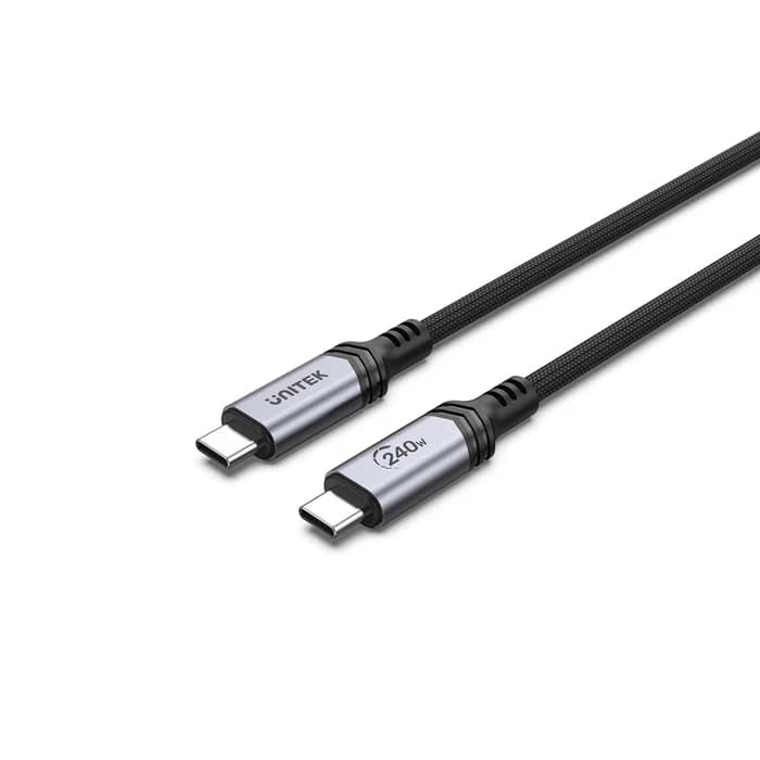 UNITEK%20TYPE-C%20HIZLI%20ŞARJ%202MT%20240W%20(C14110GY-2M)