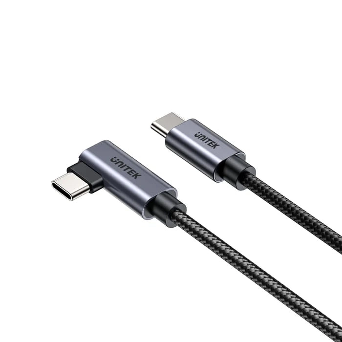 UNITEK%20TYPE-C%20HIZLI%20ŞARJ%2090D%202MT%20100W(C14123BK-2M)