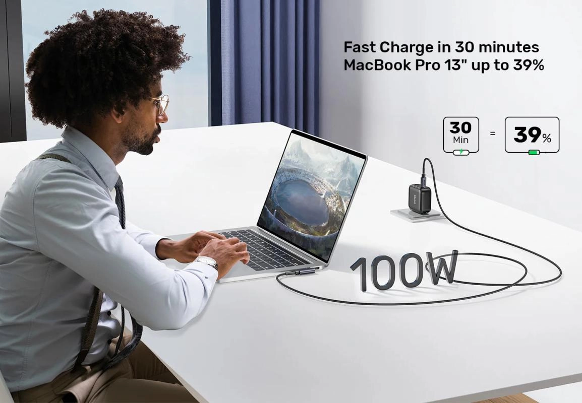 UNITEK%20TYPE-C%20HIZLI%20ŞARJ%2090D%202MT%20100W(C14123BK-2M)