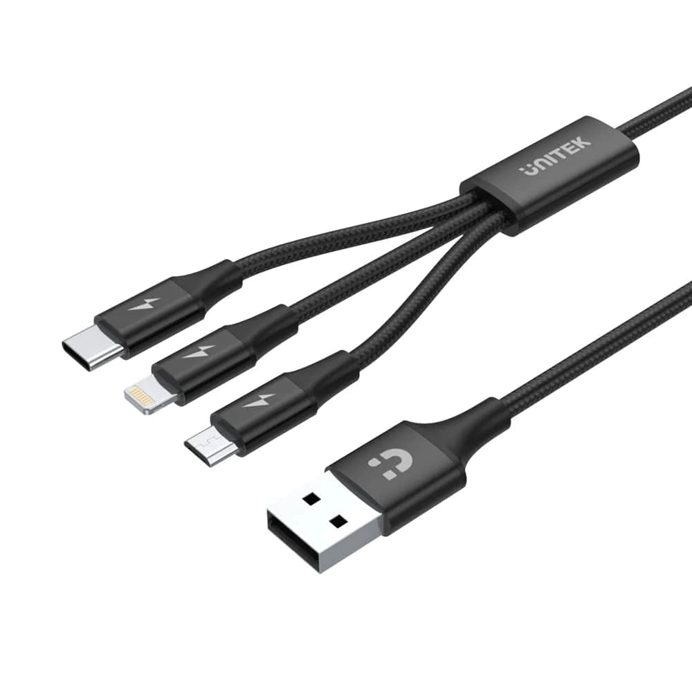 UNITEK%20USB-A%203'%20U%201%20ARADA%20HIZLI%20ŞARJ%201.2MT%202.4A%20(C14049BK)