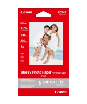 Canon GP-501 Glossy Photo Paper 4X6 100SH 0775B003