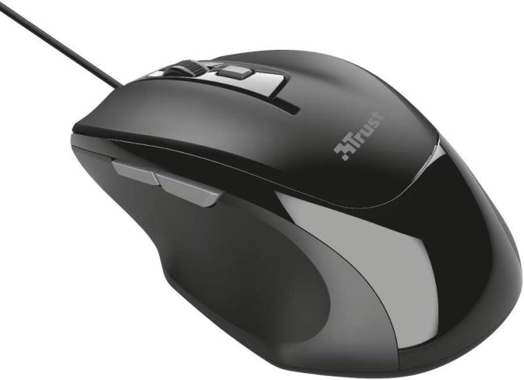 Trust Voca 23650 Kablolu Mouse Siyah