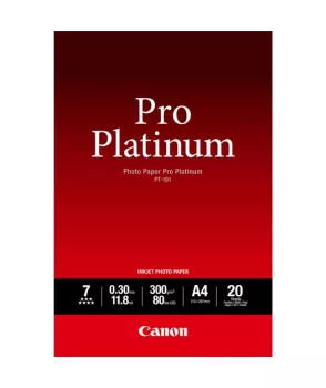 Canon PT-101 Pro Platinum Photo Paper A4 - 20 Sheets 2768B016