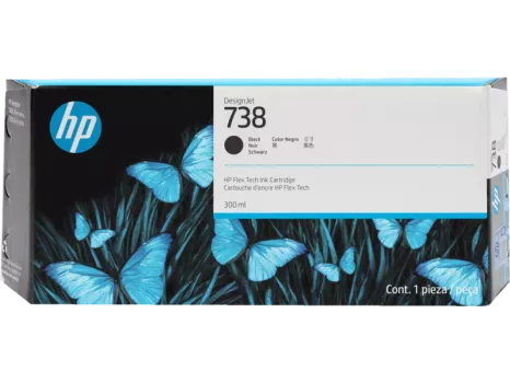 HP 498N8A Siyah DesignJet Ink Kartuş (738)