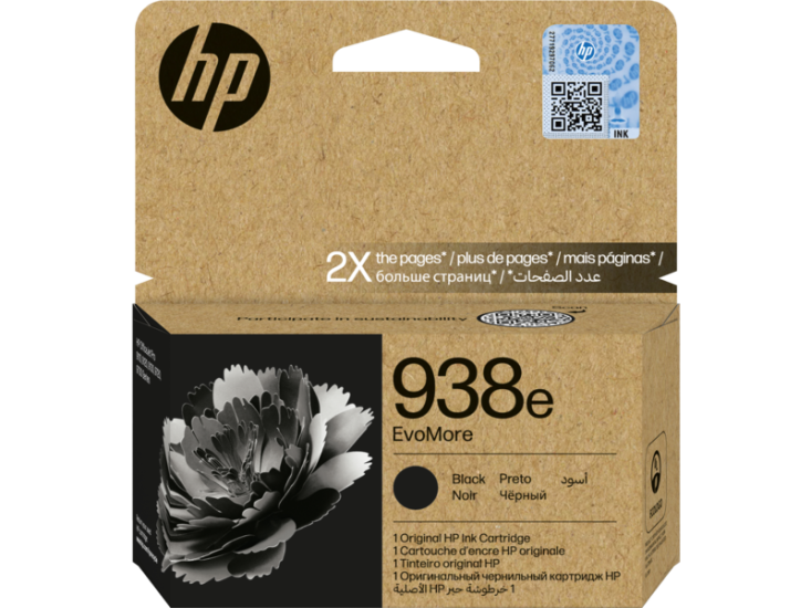 HP 4S6Y2PE EvoMore Siyah M.Toner (938e)