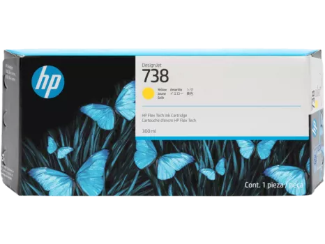 HP 676M8A Yellow DesignJet Ink Kartuş (738)