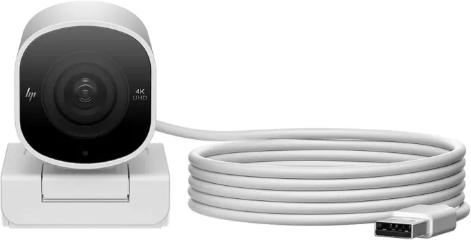 HP 695J6AA 4K Yapay Zeka Destekli HDR Yayın Web Kamerası