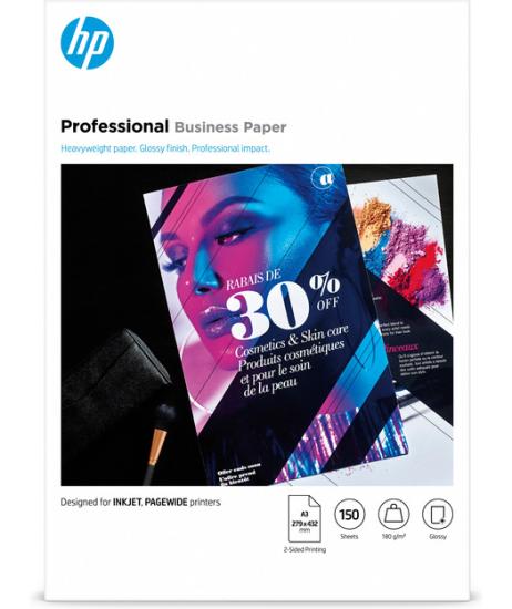 HP 7MV84A Pro Biz Gls A3 180g 150sh FSC Paper