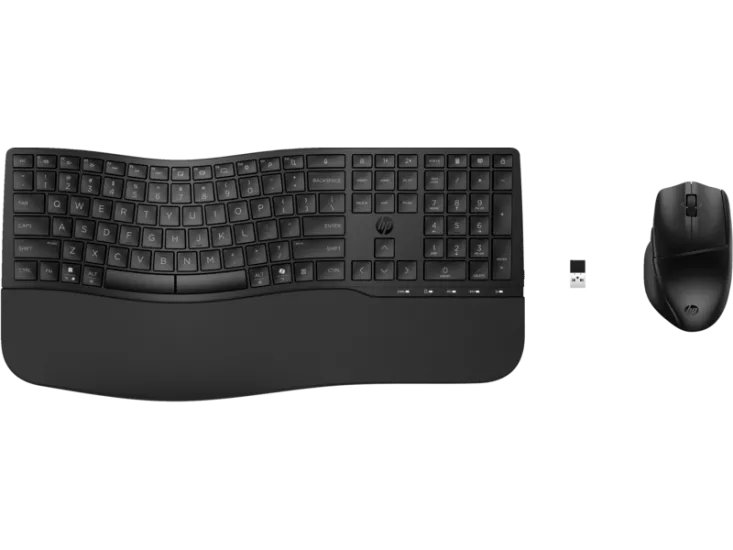HP 680 8T6L6AA Comfort Dual Mod Klavye-Mouse Set TR - Siyah